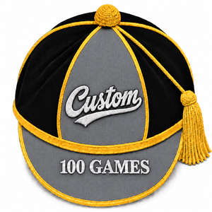 Casquette d'honneur personnalisée, Casquette de rugby à 6 panneaux personnalisée, Casquette de cérémonie d'honneur, Coiffe de reconnaissance commémorative personnalisée, 100 Jeux - Product Image 2