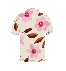 Polo pour homme à imprimé floral rose, décontracté, manches courtes, mode estivale, chemise de golf - Product Image 5