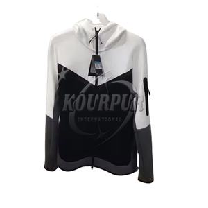 ชุดวอร์มมีฮู้ดแบบมีซิปสำหรับผู้ชาย, ชุดวอร์มแฟชั่นใหม่100% ฤดูหนาวเนื้อผ้าใส่สบาย - Product Image 3