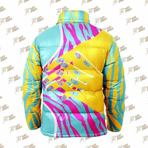 Top Trending Coated Canvas <b>Puffer</b> <b>Jacket</b> with Stand Collar and Front Logo Customized Color & Size Winter - Product Image 4