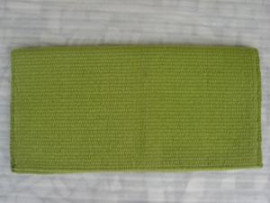 Manta de Silla de Montar de Lana de Nueva Zelanda Verde Sólida, Almohadilla para Caballo Estilo Western, Suave, Transpirable y Duradera, Tela para Silla de Montar Ecuestre - Product Image 2