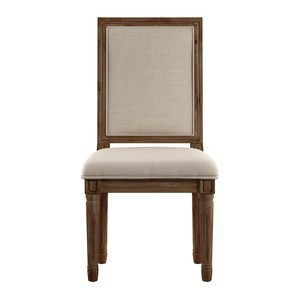 Silla de Comedor de Madera Maciza de Nogal, Estilo Nórdico Americano, Tapizada en Lino, para Uso Comercial en Restaurantes y Cafeterías - Product Image 1