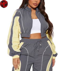 Conjuntos Deportivos para Mujer, Chaqueta Cortavientos con Cremallera, Conjunto de Pantalones y Chaqueta Cortavientos Personalizados, Últimos Conjuntos de Chaquetas Cortavientos para Mujer - Product Image 4