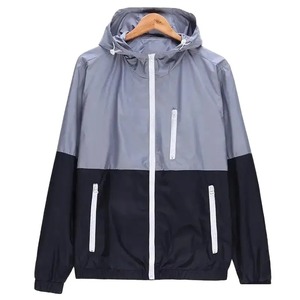 Chaqueta Cortavientos Ligera con Capucha para Hombre, Personalizable OEM, Plegable, de Lona, para Primavera, Casual, para Uso en Exteriores - Product Image 3