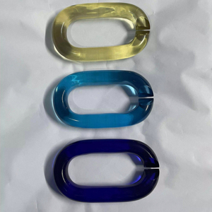 Cadena Larga de Resina, Estilo Moderno, Mezcla de Colores, Punk, Hueca, Grande, Gruesa, de Varias Piezas, Decoración para el Hogar, Hecha a Mano - Product Image 1