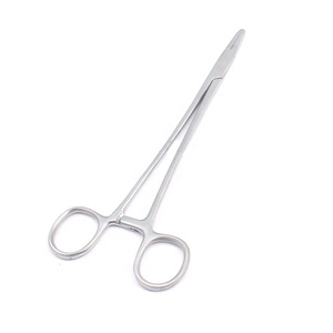 Porte-aiguilles en bois Crile 15 cm droit, acier inoxydable de haute qualité, porte-aiguilles de suture délicat, pinces, instruments chirurgicaux - Product Image 6