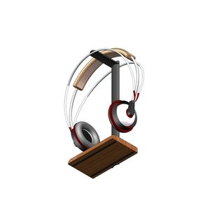 Soporte de exhibición para auriculares de estilo italiano con instalación autoadhesiva y diseño transpirable para uso en interiores - Product Image 1