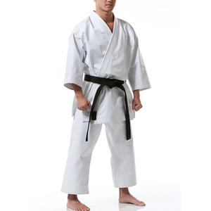 Nouvelle conception de kimono de judo en tissu de coton à manches longues / Meilleur fabricant de kimonos de judo pour hommes en taille adulte, uni - Product Image 5
