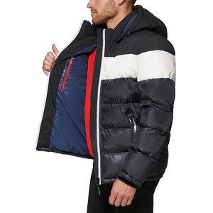 Fashion Casual Clothing 2024 Streetwear Puffer Jacket Men <b>Thick</b> Warm <b>Winter</b> Jackets Hooded <b>Coat</b> Men Cotton Padded Jacket - Product Image 5