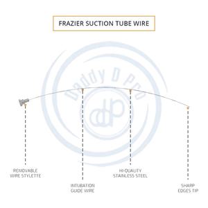 Kit de 8 tubes d'aspiration Frazier fournisseurs pakistanais tubes d'aspiration frazier Kit de tubes d'aspiration FR incurvés chirurgicaux en acier inoxydable OEM - Product Image 6