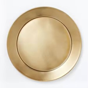 Classic Design Charger <b>Plate</b> and Dish Use for Home Tabletop Decorative Charger <b>Plate</b> Round Shape Dinnerware - Product Image 6