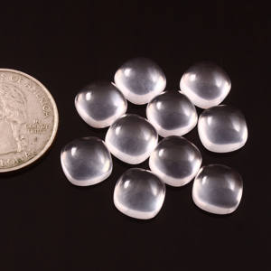 Quartz Rose Naturel Rose Carré Coussin Cabochon 16x16MM Qualité AAA Dos Plat Pierre Précieuse Libre pour Fabrication de Bijoux Lot en Gros - Product Image 1