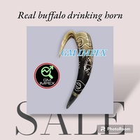 Fabriqués à la main 100% naturel Viking médiéval corne à boire cornes de vache Style nautique poli sculpté en vente corne à boire de bière