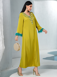 <b>Abaya</b> dubai <b>abaya</b> wholesale <b>abaya</b> <b>women</b> muslim dress modest <b>abaya</b> dress embroidered <b>abaya</b> femmes robe musulmane custom <b>abaya</b> - Product Image 6