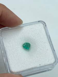 Piedra Preciosa de Esmeralda Zambiana Natural de la Mejor Calidad, 0.52 Quilates, 5.8MM, Corte Pera, Colgante, Joyería Fina al por Mayor - Product Image 2