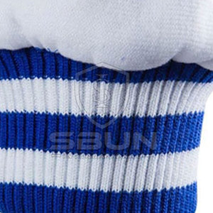 Unique Design Super Quality Varsity <b>Jacket</b> For <b>Men</b> New Fashion Blue and <b>White</b> Color Wool / Polyester <b>Men's</b> <b>Jackets</b> For Sale - Product Image 3