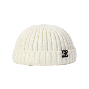 Casquette Docker vintage OEM Bonnet court en tricot côtelé unisexe avec étiquette personnalisée pour les marques de vêtements Boutiques de cadeaux Accessoires pour temps froid - Product Image 5