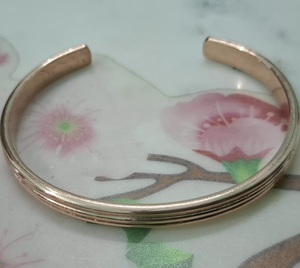 Minimalist Pure <b>Copper</b> Magnetic Charm <b>Bracelet</b> Unisex Fashion Jewelry Wholesale - Product Image 1