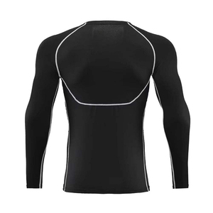 Training Workout Mixed Sizes USA Club Fitted Uniforms Long Sleeve Custom Print Compression Shirts Low MOQs MMA Gear Rash Guard - Product Image 4