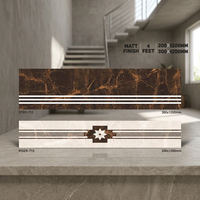 Carreaux de porcelaine Vistaar Matt Finish Step 120x30cm Riser 120x20cm antidérapants 11mm 4 pieds escalier bordure de marche céramique