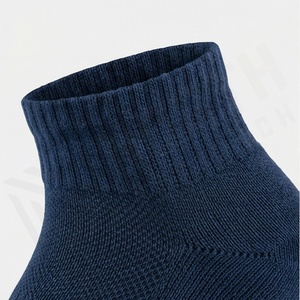 Crew <b>Socks</b> Solid Navy Blue 100% Cotton Breathable Knitted for Daily Wear Adult Regular Fit Autumn Season - Product Image 4