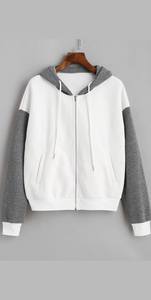 Sudadera con Capucha Unisex Personalizada, Estilo Holgado, 100% Algodón, 400 GSM, Gruesa, Lavada al Ácido, Decolorada por el Sol, Impresión 3D, Cierre de Cremallera, Talla Grande - Product Image 3