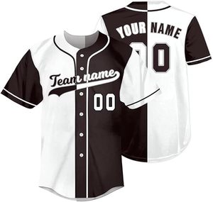 Wholesale Good Quality Custom Sublimation Printed Mesh Custom Made Tackle Twill Baseball Jersey for Men - Product Image 2