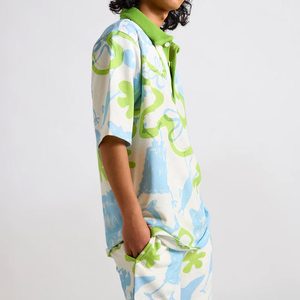 Sublimation Wholesale Digital Printing <b>Polyester</b> <b>t</b> <b>Shirt</b> All Over and Shorts Sets Casual Summer Wear <b>T</b> <b>Shirt</b> & Short ringer - Product Image 3