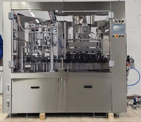 Machine de remplissage et de sertissage de canettes en aluminium de qualité supérieure, capacité 1200 canettes par heure, pour la production de bière, de jus, de soda et de boissons, ligne de production d'emballage en usine