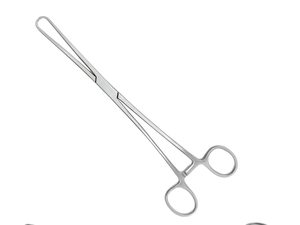Optitech Healthcare SCHROEDER Tenaculum Forceps, Juego de Instrumentos Quirúrgicos Ginecológicos Manuales, Gancho Afilado de Acero Inoxidable para Agarrar, CE - Product Image 1