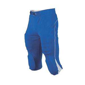 Ensemble d'uniformes de football américain personnalisés pour hommes, maillot sans manches en mesh, pantalon bleu, numéro 22, polyester respirant, coupe athlétique - Product Image 5
