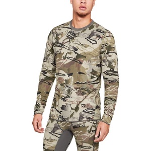 Men's Full Sleeve Camouflage Hunting <b>Shirt</b> Moisture-Wicking Polyester Spandex Top Autumn Outdoor Wear - Product Image 1