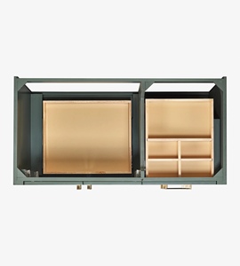 Factory Direct Zacchaeus 42 Inch Bathroom <b>Vanity</b> Cabinet Left Offset Sink Cabinet Only Wholesale Vietnam Factory - Product Image 6