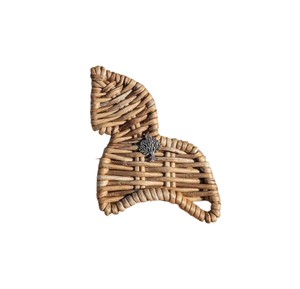 Panier de rangement miniature charmant en osier avec plateau peu profond, idéal pour cadeaux et objets, fournisseur international de gros - Product Image 4