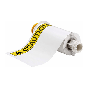 Etiquetas de Vinilo Autoadhesivas Duraderas de 7" X 10" con Señalización de Seguridad ANSI CAUTION para BBP85, Resistentes a los Rayos UV y al Desgaste - Product Image 1