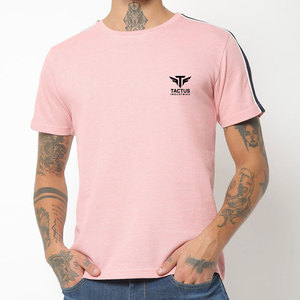 Camiseta de primera calidad para hombre, corte holgado, estampada, 100% algodón, contraste de color, mejor material, camiseta para hombre al por mayor - Product Image 1