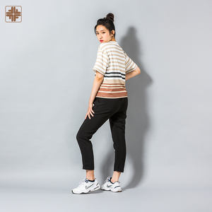 OEM ODM Taiwan Made Women'S <b>Striped</b> Print <b>T</b>-<b>shirt</b> for <b>Men</b> Women - Product Image 5