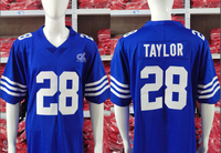 Nouveaux maillots de football américain DUBBIX INDUSTRIES 2025, brodés, 17 Adams, 8 Verse, 9 Stafford, 12 Nacua, équipe des Rams, devant