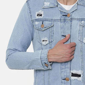 Women Denim <b>Jeans</b> Jacket Top Quality Wholesale Ladies Button Up knitted breathable Washed Cropped Denim Jackets Women - Product Image 6