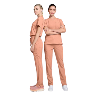 Tenues d'infirmières élégantes et extensibles VN FACTORY, ensembles de blouses médicales pour femmes et hommes, vêtements d'hôpital pour médecins et infirmières. - Product Image 2