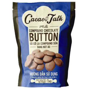 Excellent Quality Compound Chocolate Direct Sale from Manufacture OEM/ODM HALAL Milk Chocolate Button Cocoa 1KG Biscuits Cookies - Product Image 1