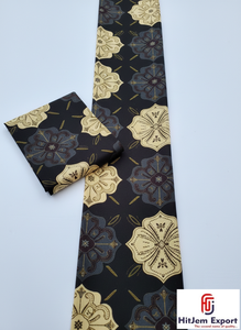 Tissu en coton imprimé africain de qualité export du Ghana, motif authentique pour la mode féminine, l'artisanat et les sacs - Product Image 3