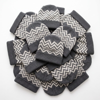 Bonnet tricoté en maille motif pin, vert forêt, avec revers, pour l'hiver, style bonnet ajusté, vente en gros, directement de l'usine, fabricant de couvre-chefs, approvisionnement en vrac