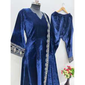 Vestido de fiesta de diseñador para mujer con Conjunto elegante Pent y Dupatta - Product Image 6
