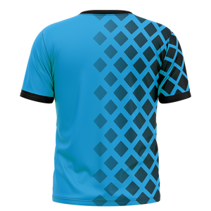 เสื้อยืดกีฬาผู้ชายผ้าเจอร์ซีย์เนื้อแน่นคุณภาพสูง พิมพ์โลโก้ได้ตามต้องการ ออกกำลังกายได้ ใส่สบาย ไซส์ใหญ่ แห้งเร็ว ระบายอากาศดี - Product Image 2