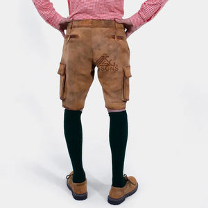 Los Más Vendidos del Oktoberfest 2025, Lederhosen Cortos Bordados Estilo Bávaro Vintage, Traje Tradicional Alemán Auténtico para Hombre - Product Image 6