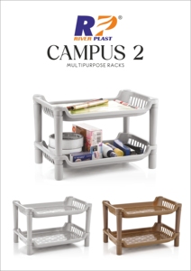 Space Saving <b>Plastic</b> Rack Organizer for Home Storage Lightweight <b>Plastic</b> Storage Rack Shelf Organizer - Product Image 4