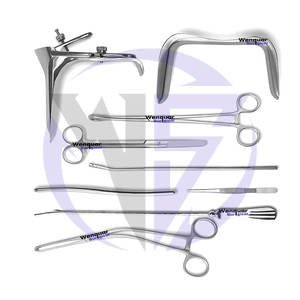 Juego de 9 Instrumentos de Cirugía Ginecológica y Obstétrica, Kit Básico de Herramientas Ginecológicas Abdominales - Product Image 2