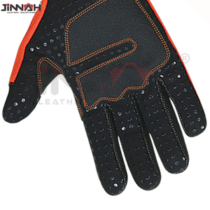 Gants de mécanicien en cuir de haute qualité fabriqués au Pakistan, dernier design, double paume, anti-coupure et antidérapants. - Product Image 6