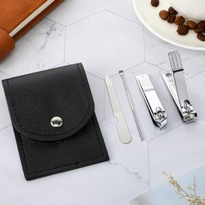 Best Selling Stainless Steel Nail Clippers Set with Ear Pick Nail File Travel Pouch Compact Manicure Grooming Kit - Product Image 2